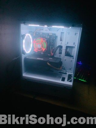 White colour casing Argb gaming case